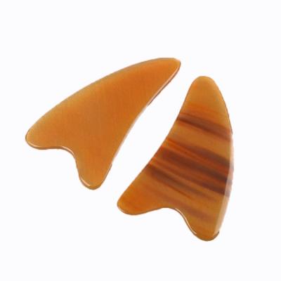 China OEM/ODM Acceptable Ox Horn Guasha Massage Tool for Facial and Body Natural Gua Sha Stone Tool for sale