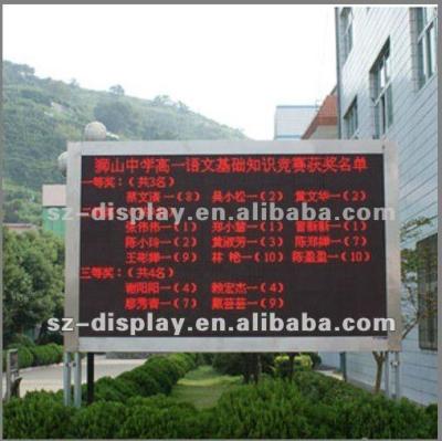 China Alibaba Express Outdoor P10 Single Color Outdoor Led Display Panel for sale