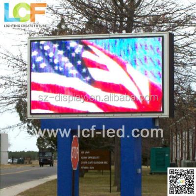 China Outdoor High Express Way Outdoor LED Digital Sign Board With P16 Full Color for sale