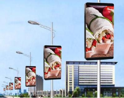 China Hot Sale P4 P5 P6 P8 P10 Outdoor Advertising Street Pole LED Display LED Display / Street Light for sale