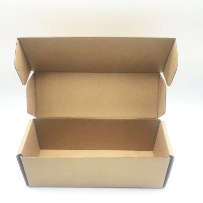 China Cosmetic Corrugated Paper Box For 120ml 240ml 500ml Boston Round Sprayer Essential Oil Glass Bottle for sale