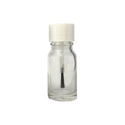 China Cosmetic Manufacturers Wholesale 10-100ml Glass Bottle Essential Oil Bottle Liquid Glue Nail Polish Bottle With Brush Cap for sale