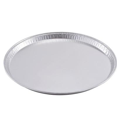 China Heavy Duty Pizza Round Pan Aluminum Foil Tray 356 Huge Baking Container for sale