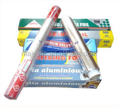 China Food Wholesale Aluminum Foil Roll Food Grade Kitchen Use 8011 Alloy Aluminum Roll for sale