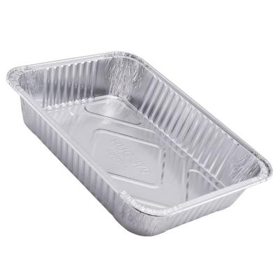 China RUG370 Aluminum Foil Container Baking Food Grade Baking Tray Household Disposable for sale