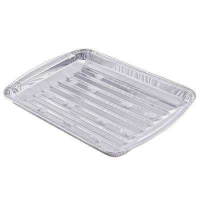 China 2019 Disposable Aluminum Foil Hot Disposable BBQ Roast Baking Tray for sale