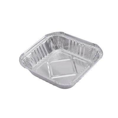 China Bakey New Style Aluminum Foil Food Packaging Rectangle Container for sale