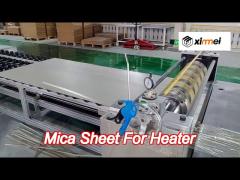 thermal insulation rigid phlogopite mica sheet for heater / heating instruments