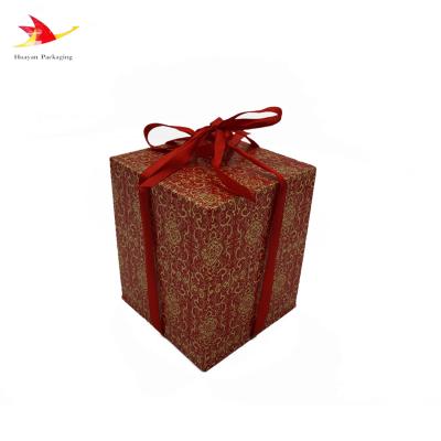 China Disposable Cardboard Paper Packaging Gift Box Custom Lid And Base Box For Tea Box for sale