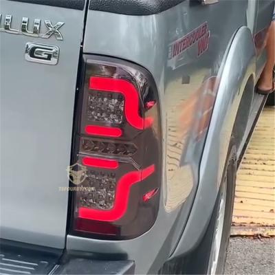 China 2012-2014 LED+PP+ABS LED Modified Car Tail Light For Hilux Vigo Champ Auto Rear Lamp Accessories for sale