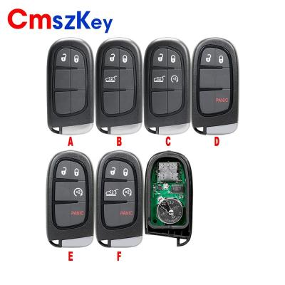 China ABS+PA+ metal for jeep 2014-2018 Smart Remote cherokee 433Mhz GQ4-54T 4A Main FOB Chip 3B 4B 5B for sale