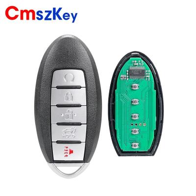 China ABS+PA+ Metal For 2015 2016 2017 2018 Nisan Pathfinder Murano 5 BTN Smart Remote 433Mhz 4A Key FOB Chips S180144308 KR5S180144014 for sale