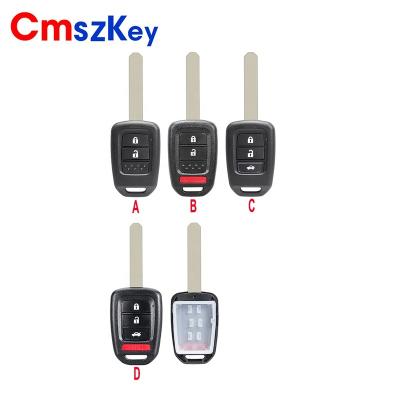 Cina ABS+Metal For 2013 2014 2015 2016 Honda Accord XRV Civic Town CRV 2B 3B 4B Car Remote Key Shell Case FOB in vendita