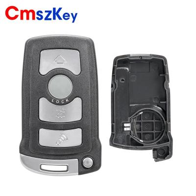 China ABS+Metal For BMW 7 Series E65 E66 E67 E68 745i 745Li 750i 750Li 760i 4 Button Car Remote Key Shell Case FOB for sale