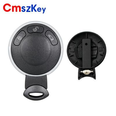 China ABS+Metal For BMW Mini Cooper R56 3 Button Smart Remote Car Key Shell Case Without Battery Holder FOB for sale