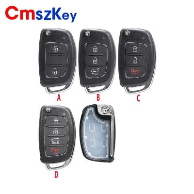 China ABS+Metal For Hyundai IX35 i20 2B 3B 4B Blade Flip Remote Car Key Fob Shell Case With TOY40 for sale