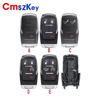 China ABS+Metal For 2019 2020 2021 Dodge Ram Pickup 2500 3500 4500 5500 1B 3B 4B 5B Smart Remote Car Key Shell Case FOB for sale