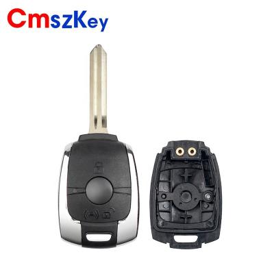 Κίνα ABS+Metal For Ssangyong Actyon Kyron Rexton Korando 2 Buttons Shell Case With Uncut Key Remote Key FOB Blade προς πώληση