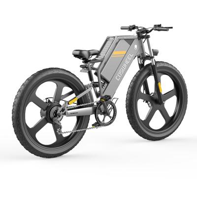 China Ebike 750w Fat Bike 750w Aluminum Alloy COSWHEEL T26 Motor Dual Motor Electric Fat Bike Electric Road Bike for sale