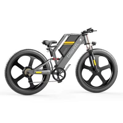 China COSWHEEL T26 Aluminum Alloy Wholesale 26 Inch Full Suspension Electric Bicycle E Bike Electric City Bike for sale