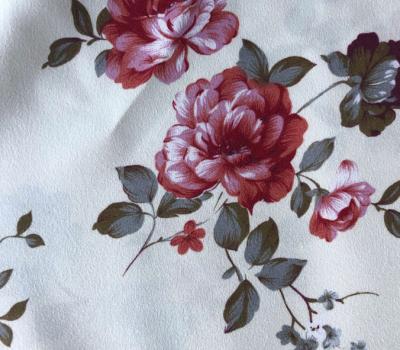 China 100% Polyester Microfiber Fabric Tear-Resistant Flower Printed Bed Sheet Fabric With Water Proof for sale