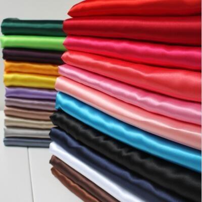 China Wholesale Cheapest 100% Polyester Tear-resistant Satin Fabric in changxing with good price for sale