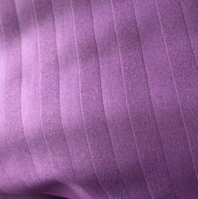 China Tear-resistant 100% Polyester Embossed Design 1cm Stripe For Bedding Set Fabric for sale