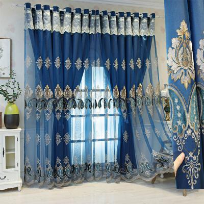 China Good Quality Customized Blackout Roll Blackout Jacquard Modern Curtains For Living Room for sale