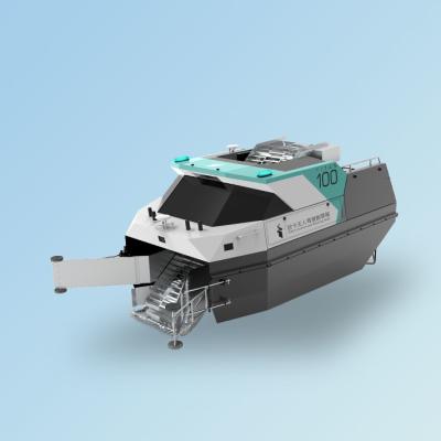 Chine ASV intelligent USV a touché les navires extérieurs accumule la moissonneuse d'herbe de l'eau pour le nettoyage de l'eau à vendre