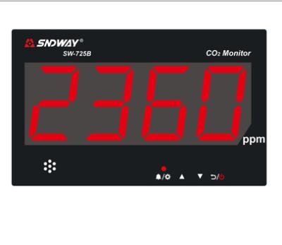 China 0-3000ppm SNDWAY SW-725A Wall Mounted CO2 Monitor for sale