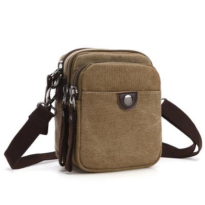 China High Quality Fashion Men's Messenger Bag Canvas Shoulder Bags Man Purse Cross - Body Bags For Work Business for sale