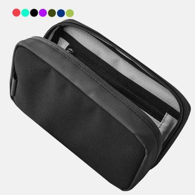 China Vintage Tech Kit Water Resistant Tech Accessories Organizer Pouch Zipper Tech Bag Convenient Storage for Cables, Chargers for sale