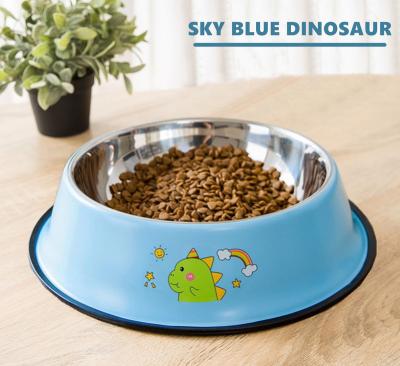 China Automatic Multifunctional Slow Stainless Collapsible Pet Bowl for sale