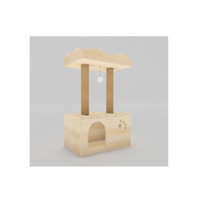 China Best Selling Quality Stocked Cat Climbing Frame Scratching Post Environmental High End Cat Jumping Platform for sale