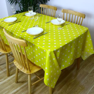 China Traditional Sage Bordered Holiday Easy Care Fabric Tablecloth 60x84 Washed Waterproof Washed Border Tablecloth Oblong Inch for sale