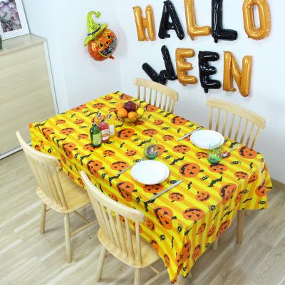 China Bloody Zombie Skull Waterproof Party Decoration Halloween Tablecloths Party Decor Picnic Table Covers, Halloween Party Decoration Supplies for sale