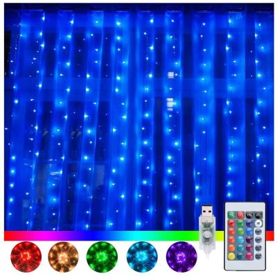 중국 Window Lights with USB Plug and Remote Control 7.9Ft x 5.9Ft USB Powered Fairy Lights for Party 8 Modes IP64 Waterproof Ideal for Curtain Decor String Lights Outdoor Wedding 판매용