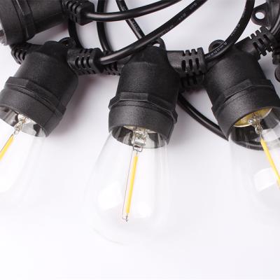 China Indoor/Outdoor Eco-Friendly IP65 Waterproof S14 LED String Lights and Cheap Price S14 Christmas Lights Outdoor String Light à venda