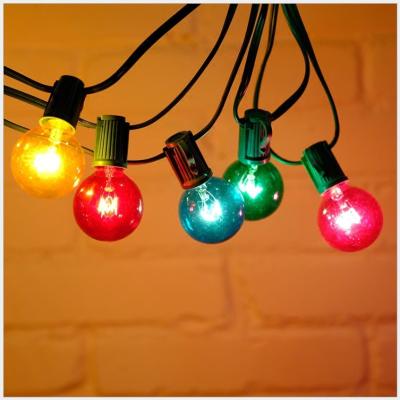 Cina Amazon Hot Sale 25FT 50FT 100FT IP44 G40 String Lights Decoration of Amazon LED G40 String Lights for Outdoor or Indoor in vendita