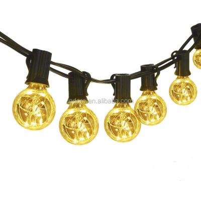 China Wholesale Garden Disco Lights Swimming Poolside Party Lighting G40 String Solar Lights for sale