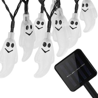 Китай Solar Ghost String Lights Holiday Party Decoration 30 LED Halloween Warm White Ghost Led Solar String Lights продается