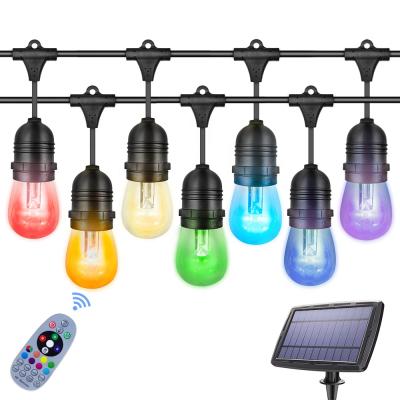 China RGB and micro solar led string lights custom 7modes RGB remote control and micro solar led string lights custom for party&Wedding zu verkaufen