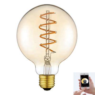 Cina Warm White 6W Edison Led Light Bulbs Wifi Smart Home Wifi Bulb Control Smart Home Lighting in vendita