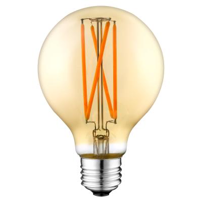 China Hotel E27 B22 3 Volt Light Base Led Filament G80 Lamp Glass Cover Led Light Bulbs for sale