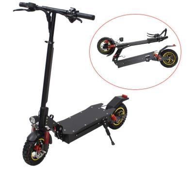 China Dual Motor Foldable Electric Scooter Adult Two Wheel Kick E Motorcycles Scooter Unisex For Out Door Sport for sale