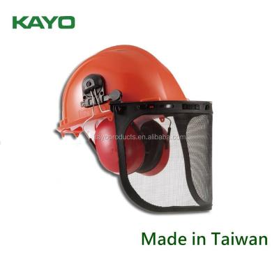 China forest & Garden Works Taiwan CE and ANSI Certified Hard Hat Safety Helmet / Hard Hat Combination Forestry Kit, KHP730 for sale