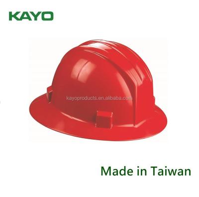 China PP Taiwan ANSI Certified Full Edge Safety Helmet / Hard Hat , KHH600 for sale