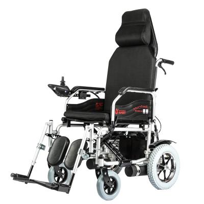 China Jerry Manual Elevating Footrest Power Electric Wheelchair Steel Backrest Adjust For Disabled for sale