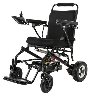 China Good quality power automatic battery fold aluminum alloy aluminum alloy electric wheelchair for elderly people for sale