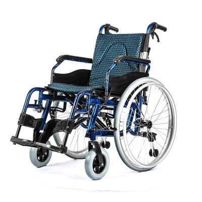 China Aluminum Alloy Economical Aluminum Alloy Healthcare Wheelchair Lightweight Manual Folding For Patients for sale